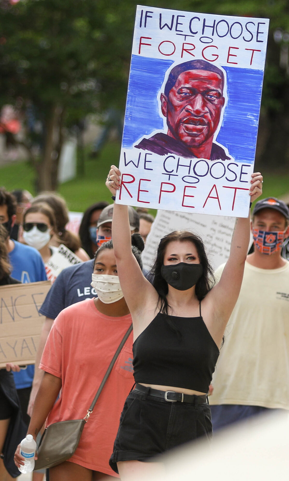 Auburn Students & Community for Change protest and march